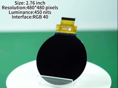 480*480 высокоразрешительный TFT дисплей на заказ 2.76 дюймовый RGB TFT дисплей